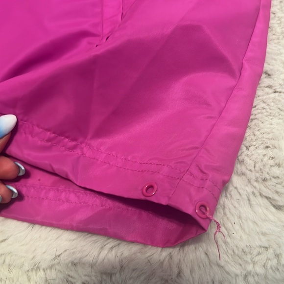 Reebok Bright Pink Magenta Windbreaker Jacket - Picture 8 of 9